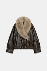 Bianca | Faux Leather Jacket