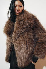 Marina | Faux Fur Short Coat