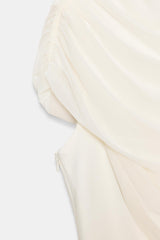 Amelia | Draped Cape Mini Dress