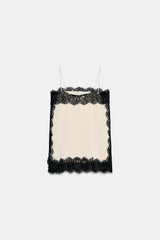 Bella | Lace Satin Cami Top