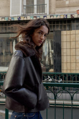 Ren | Reversible Faux Leather Jacket