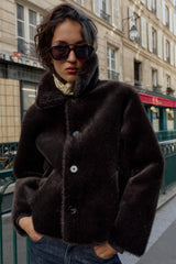 Abigail | Reversible Faux Leather Jacket