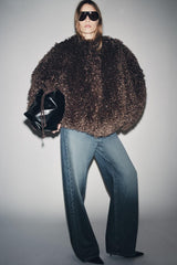 Scarlett | Textured Faux Fur Jacket