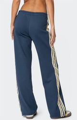 Avery | Contrast Stripe Sweatpants