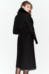 Elowen | Luxe Wool & Faux Fur Coat
