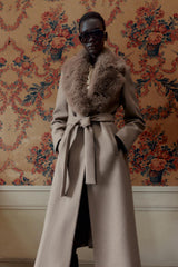 Elowen | Luxe Wool & Faux Fur Coat