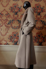 Elowen | Luxe Wool & Faux Fur Coat