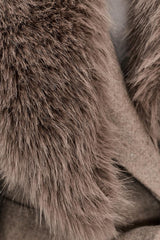 Elowen | Luxe Wool & Faux Fur Coat