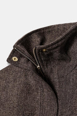 Noa | Chic Herringbone Bomber Jacket
