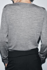 Penelope | Wool Blend Foldover Trouser