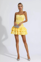 Anya | Ruffle Mini Dress