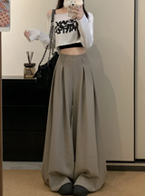 Emily | Wide Leg Pleated Trousers
