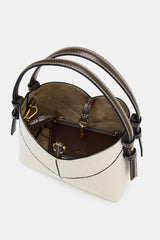Riley | Contrast Canvas Shopper