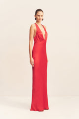Tatum | Plunged Maxi Dress