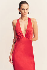Tatum | Plunged Maxi Dress
