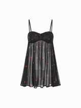 Nina | Leopard Chiffon Mini Dress
