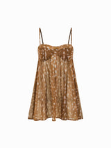 Nina | Leopard Chiffon Mini Dress