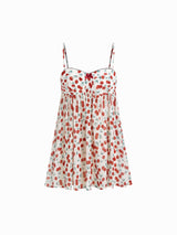 Nina | Leopard Chiffon Mini Dress