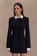 Audrey | Tailored Crepe Mini Dress