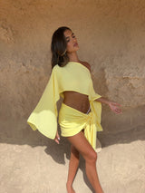 Samara | Lemon Sarong Set