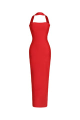 Rosalie | Halter Bandage Maxi Dress