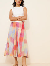 Allegra | Patchwork Maxi Skirt