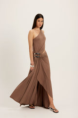 Serena | Ring Draped Gown