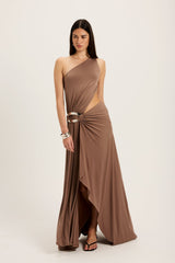 Serena | Ring Draped Gown