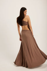 Serena | Ring Draped Gown