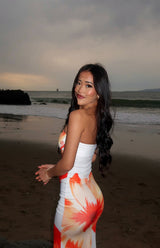 Kaliyah | Floral Print Maxi Dress