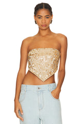 Olivia | Sequin Bandeau Top