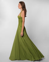 Gaia | Lace Corset Maxi Dress