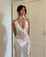 Aylee | Sleeveless Waisted Lace Dress