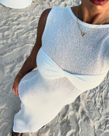 Mika | Round Neck Knitted Maxi Dress