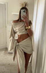 Ainsley | Linen Sarong Set
