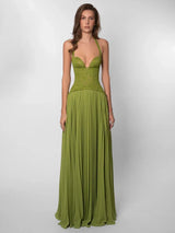 Maribel | Lace Corset Maxi Dress
