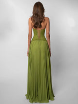 Maribel | Lace Corset Maxi Dress