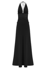 Dinah | Lace Satin Maxi Dress
