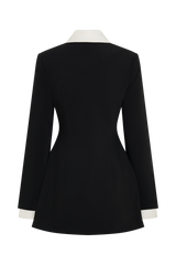 Audrey | Tailored Crepe Mini Dress