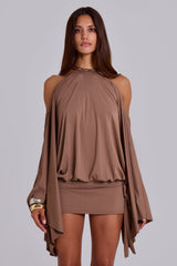 Serena | Embellished Backless Mini Dress