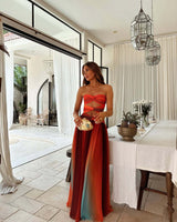 Laney | Strapless Maxi Dress