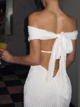 Althea | Elegant Backless Maxi Dress