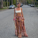 Alessia | Floral Ruffled Skirt