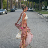 Alessia | Floral Ruffled Skirt