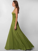 Maribel | Lace Corset Maxi Dress