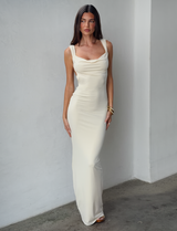 Ava | Satin Maxi Dress