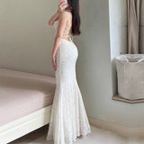 Victoria | Lace Mermaid Maxi Dress
