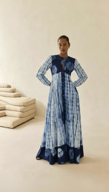 Elena | Tie Dye Button Maxi Dress