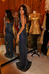 Serena | Embellished Midnight Gown