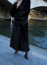 Paisley | Belted Faux Fur Coat